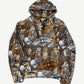 Chrome Hearts Nike NOCTA Drake camo pullover hoodie front view with green tan camouflage print and kangaroo pocket