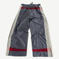 GV Gallery Raspberry Hills McGrady sweatpants back, dark fleece with elastic cuffs and tonal rear pocket detail.