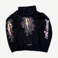Chrome Hearts Deadly Doll Black Pink Cemetery Zipup
