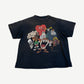 Vintage Looney Tunes Villains tee in faded black with group graphic of Taz, Marvin, Wile E. Coyote and crew.