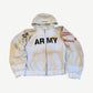Project GR Reconstructed Gray Army Folded Zipup