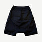 Rick Owens Black Cargo Pod Shorts