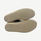 Rick Owens DRKSHDW Concordians low sneakers bottom view showing ribbed cream rubber outsole tread