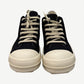 Rick Owens DRKSHDW Concordians sneakers front view with cream laces, cap toe and chunky platform sole