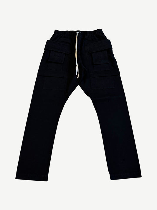 Rick Owens DRKSHDW Black Creatch Cargo Pants