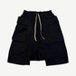 Rick Owens DRKSHDW Black Creatch Cargo Pods Shorts