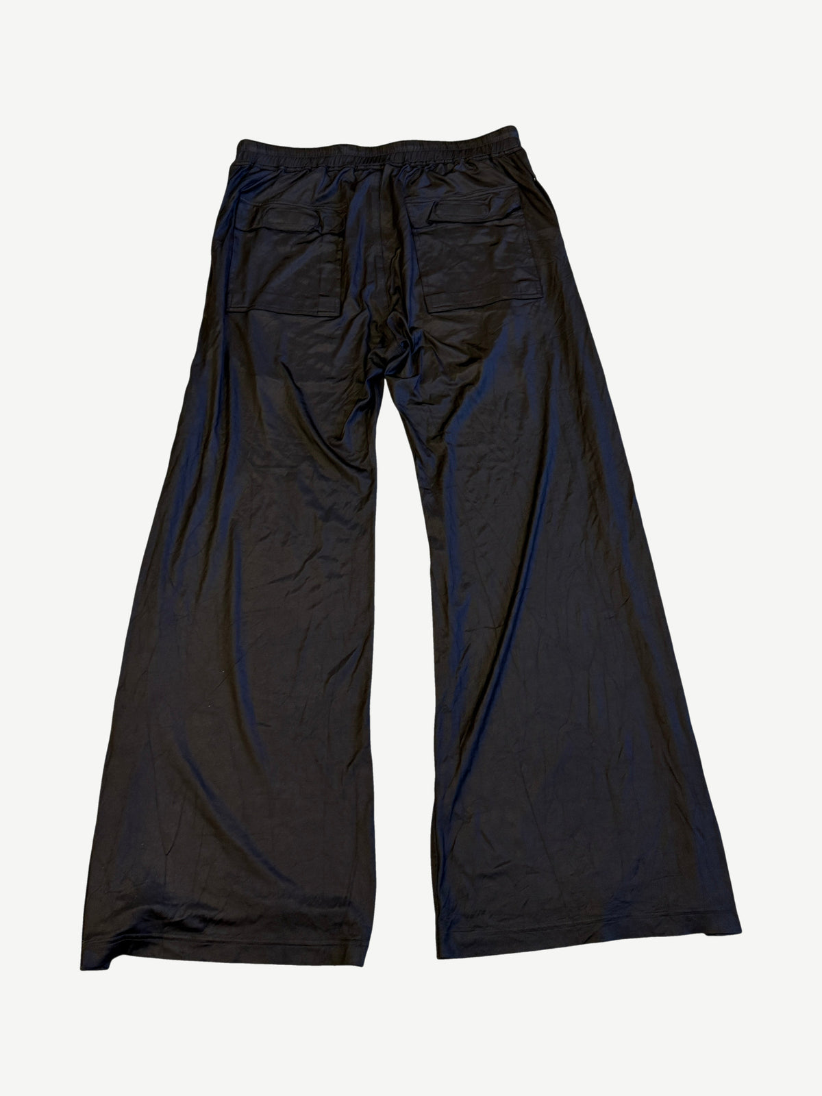 Rick Owens DRKSHDW Black Nylon Pusher Sweatpants
