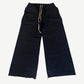Rick Owens DRKSHDW Black Wide Leg Canvas Creatch Cargo Pants