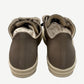 Rick Owens DRKSHDW Dirty Pearl low sneakers paired, jumbo lace detail and pearl-tone uppers