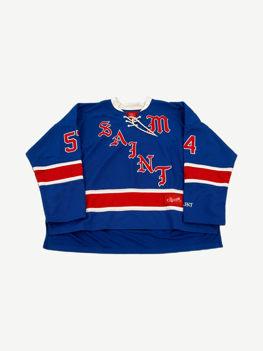 Saint Michael Blue Red Supernatural Hockey Jersey