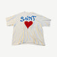 Saint Michael White Deep Churning Fear Tee