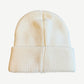Saint Michael White Logo-Applique Beanie