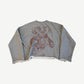 Saint Vanity Gray Badgers Crewneck