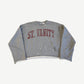 Saint Vanity Gray Badgers Crewneck