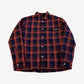 Sample Chrome Hearts Red Blue Dagger Plaid Padded Flannel