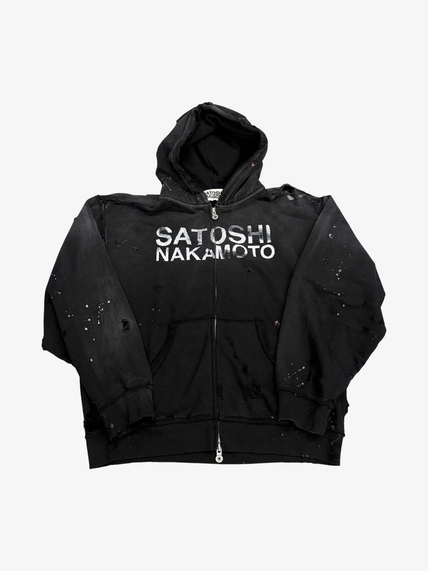 Satoshi Nakamoto Black Luke Fleece Zipup