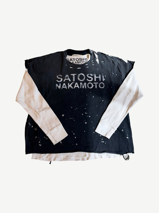 Satoshi Nakamoto Black Luke Thermal Longsleeve