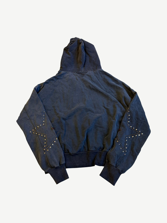 Satoshi Nakamoto Black Star Studded Afterhood Hoodie