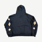 Satoshi Nakamoto Black Studded Logo Hoodie