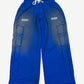 Satoshi Nakamoto Blue Moto Sweatpants