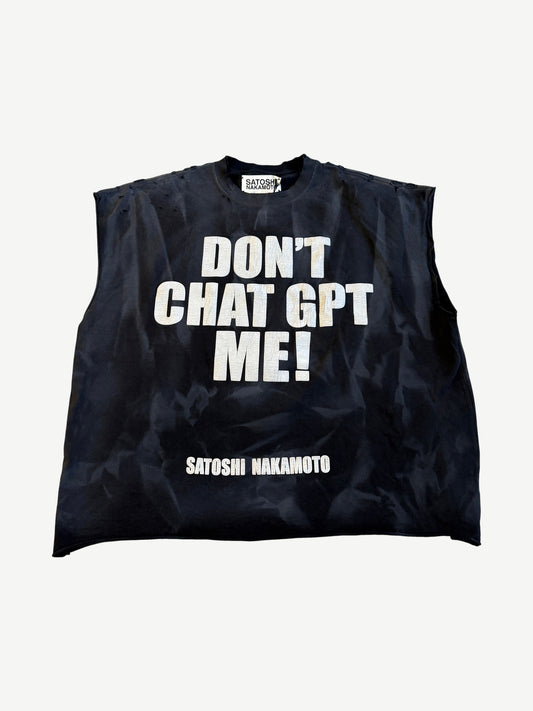 Satoshi Nakamoto ChatGPTee Cutoff Tee