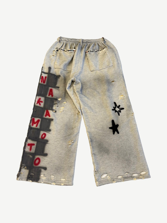 Satoshi Nakamoto Gray Get What I Want Sweatpants