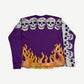 Satoshi Nakamoto Purple Lost Boys Thermal Longsleeve