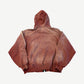 Satoshi Nakamoto Red 1969 Rock Zipup Hoodie