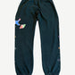 Satoshi Nakamoto Sicko Green Studded Gradient Sweatpants