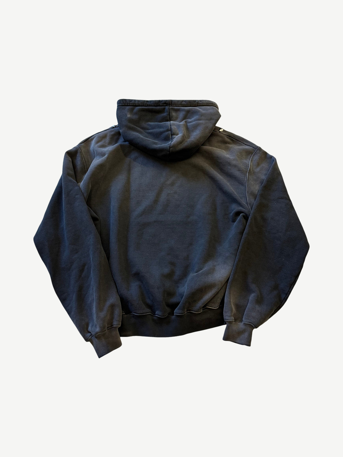 Satoshi Nakamoto Washed Black Necklace Hoodie