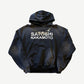 Satoshi Nakamoto Washed Black Necklace Hoodie