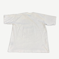 Satoshi Nakamoto Why Can't We Be Friends tee plain white back view in soft cotton with crew neck.