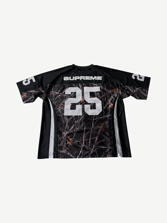 Supreme Black Breast Cancer Awareness Football Jersey