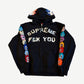 Supreme Black Fuck You Embellished Zipup