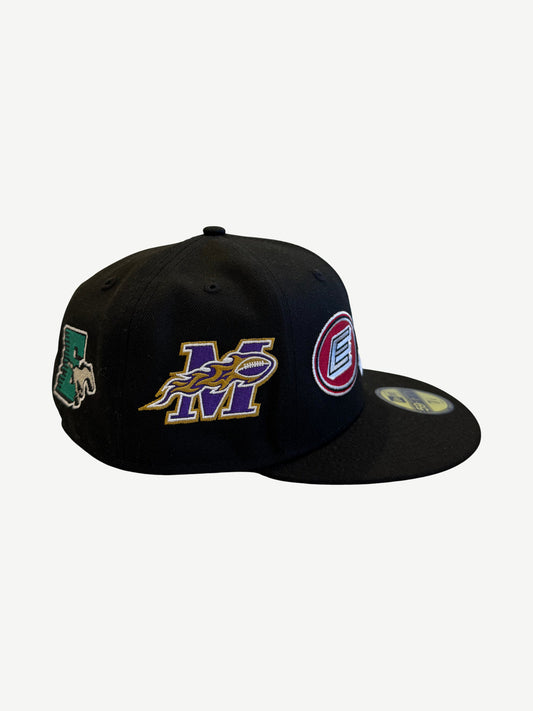 Supreme Black Mascots S Logo New Era 59Fifty Fitted Cap