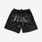 Supreme Black Mesh Rhinestone Shorts