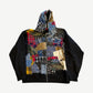 Supreme Black Patchwork Zipup