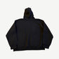 Supreme Black S Logo Zipup