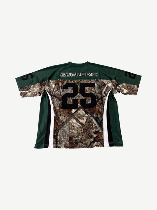 Supreme Green Breast Cancer Awareness Football Jersey
