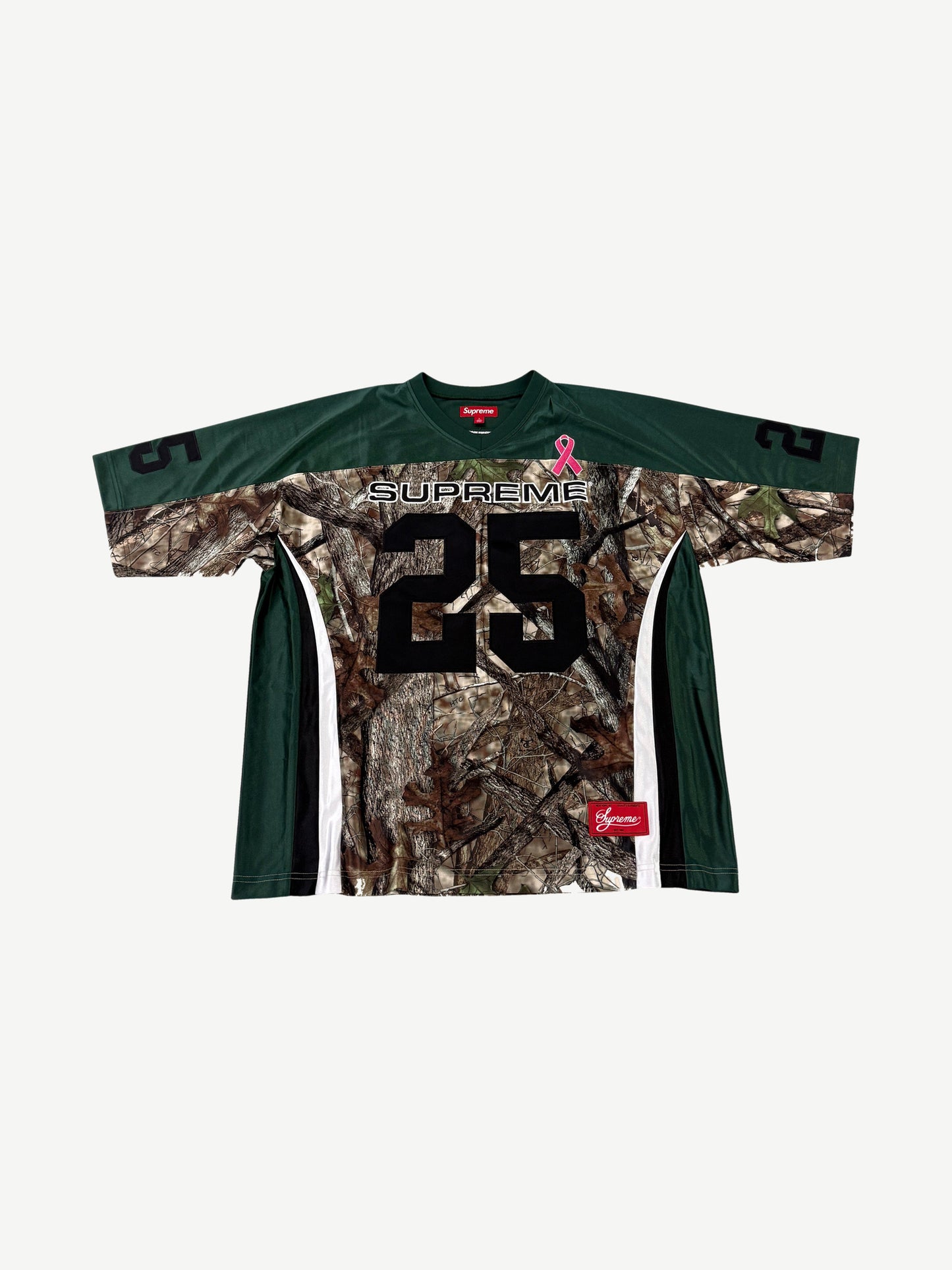 Supreme Green Breast Cancer Awareness Football Jersey