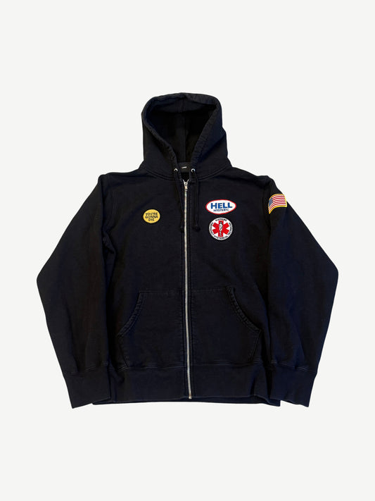 Supreme Hysteric Glamour Black Patches Zipup