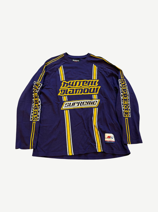 Supreme Hysteric Glamour Purple Mesh L/S Top