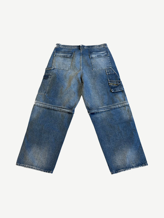 Supreme Indigo Zip-Off Utility Pants