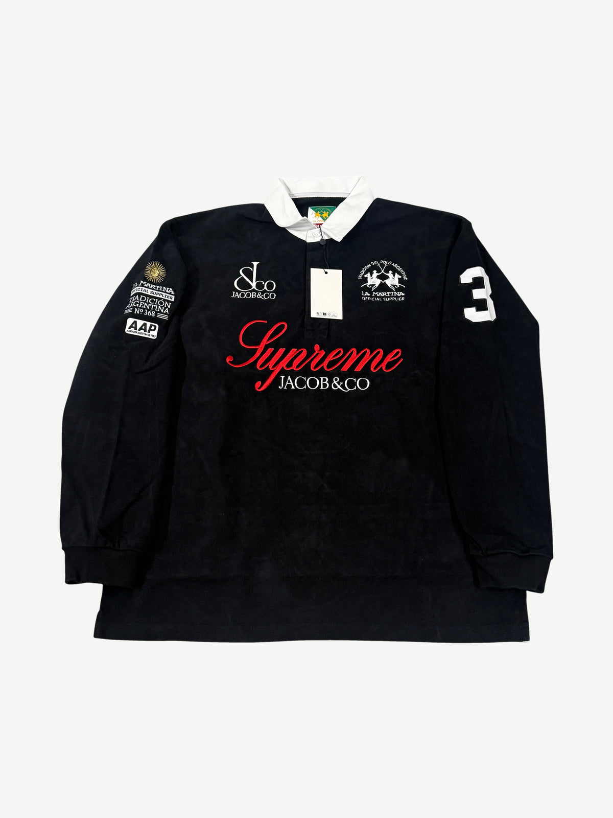Supreme La Martina Black Rugby