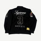 Supreme La Martina Black Zip Up Sweatshirt