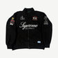Supreme La Martina Black Zip Up Sweatshirt