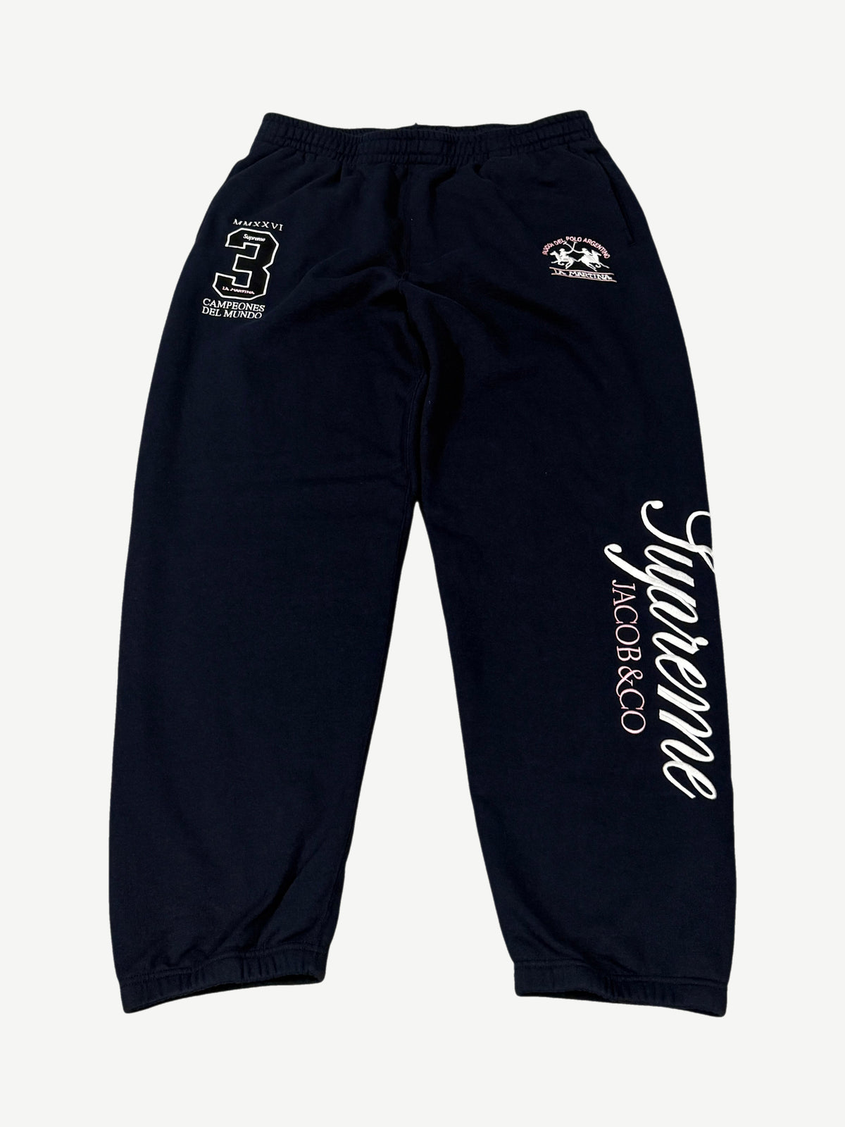 Supreme La Martina Navy Sweatpants