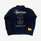 Supreme La Martina Navy Zip Up Sweatshirt
