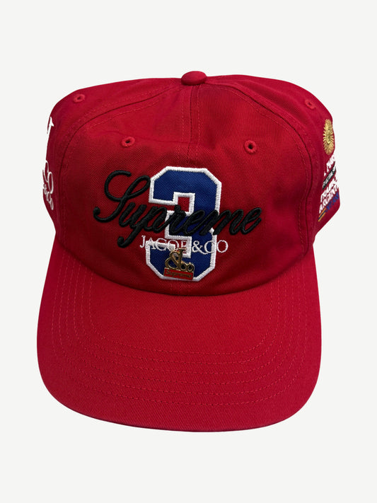 Supreme La Martina Red 6-Panel Hat