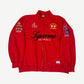 Supreme La Martina Red Zip Up Sweatshirt
